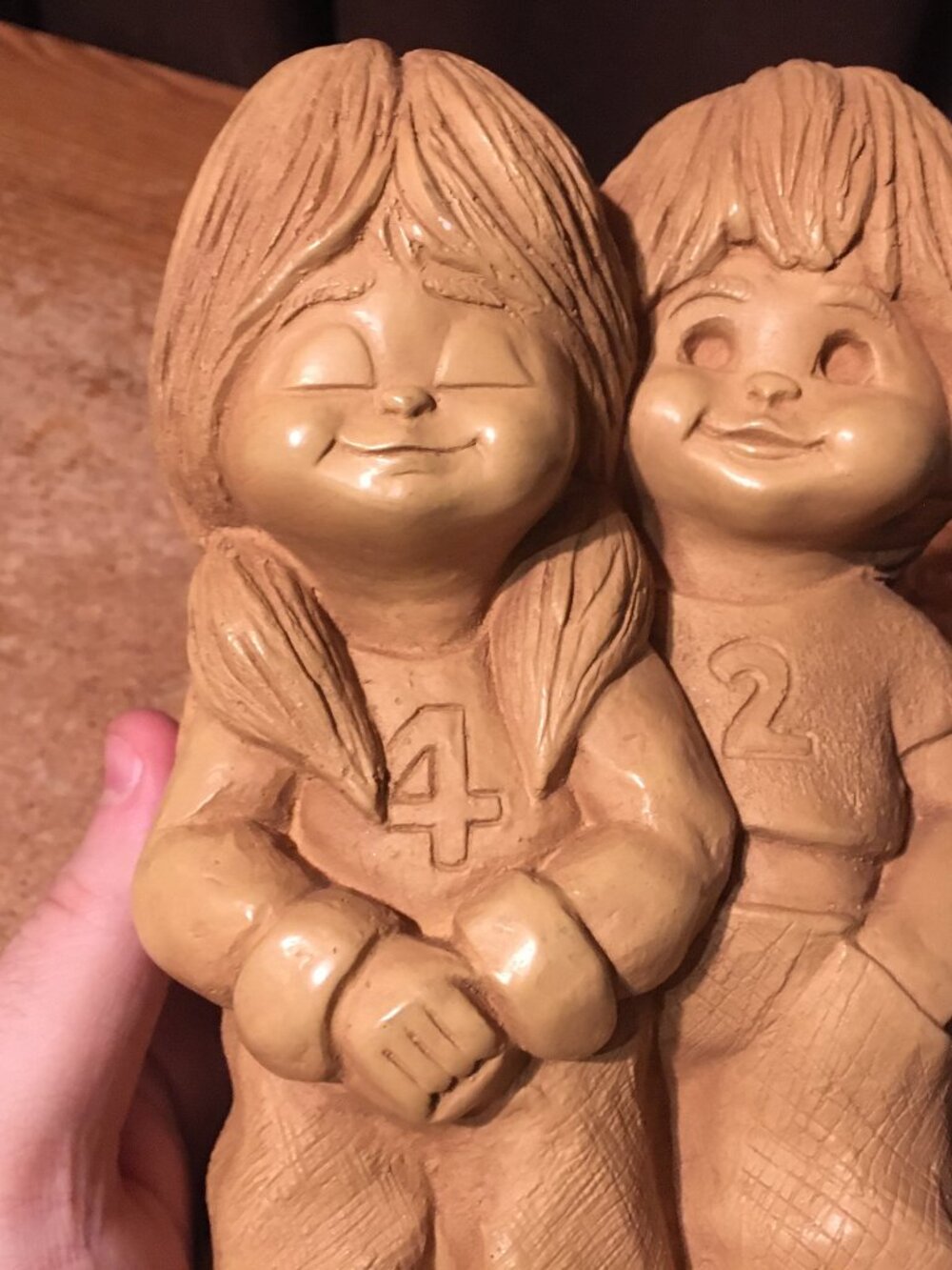 FANNYKINS FIGURINE BILL MACK SOLAR STATUARY YOUNG LOVE GIRL AND BOY 4 & 2 - Picture 6 of 8